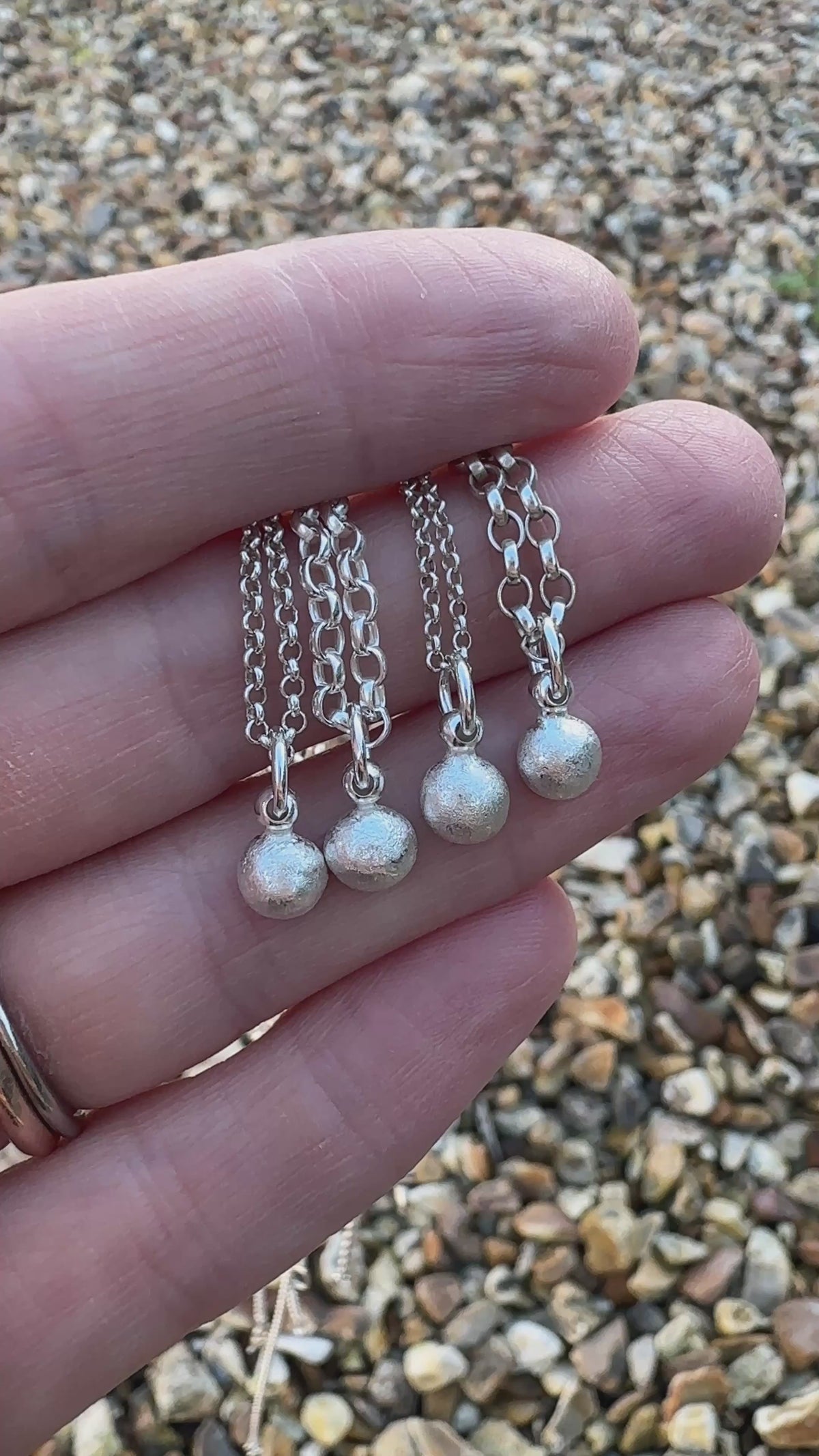 Snowball Tiny Charm | Ready to Ship